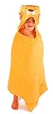 SaturdayKnight Animal Face Hooded Baby Towel Lion [並行輸入品]