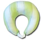 Metro Lime/White/Chocolate Nursing Pillow by Bacati [並行輸入品]