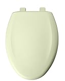 メイフェア120 C 006プラスチックToilet Seat with top-titeヒンジ、Elongated、ボーン