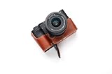 TP Original ハンドメイド 本革 ハーフカメラケース バッグ カバー Sony A7C ii A7CR A7C Mark ii A7C2用 ルファスカラー