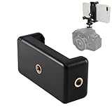 【LUYING】スマホホルダ スマートフォン ビデオ 写真 動画 撮影 サポート シュー マウント付き 三脚 ホルダー(5.8~8.5cm対応)