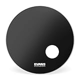 EVANS エヴァンス バスドラムヘッド EQ3 レゾナントオニキス BD22RONX / EQ3 Resonant Bass Heads Onyx (7.5mil + 10mil ring) 22インチ 【国内正規品】