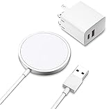 【プライム会員はさらに370円OFF】Magsafe対応 ワイヤレス充電器 急速充電 最大15W出力 置くだけ充電