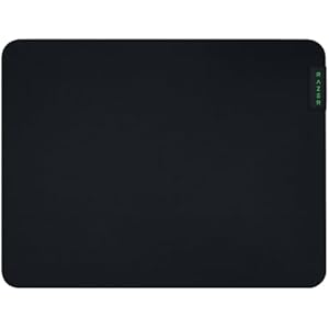 Razer Gigantus V2 ミディアム - ソフトミディアムゲーミングマウスマット スピードとコントロール用 (ノンスリップラバー、テクスチャード加工マイクロ織り布、36 x 27 x 0.3cm) ブラック