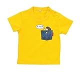 BabyChips ポケットはりねずみ(名入れ半袖ベビーTシャツ) 130 デイジー