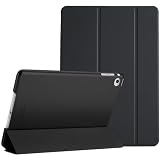 ProCase iPad mini 4 ケース（A1538 A1550 A1546） オートスリープ/ウェイク機能 三つ折りスタンド スマート 超スリム フォリオ保護ケース 半透明フロスト バックカバー 対応機種：iPad mini 4世代 7.9" (2015)-ブラック