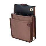 鳶壱 帆布製工具腰袋 #112　2段スタンダード型 こげ茶 ※取寄品 112-BR