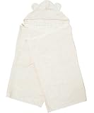 オーガニックコットンお風呂用おくるみ (きなり)