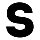 一文字からの S Introフォント Sサイズ 3cm×3cm 一文字からの ステッカー mojis-Intro0Ss-ds