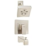 Speakman SM-9030-P-BN The Edge Shower Head, Diverter Tub Spout, and Pressure Balance Valve Shower Co