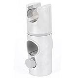 uxcell　シャワーフック　シャワーブラケット　シャワーホルダー　クロームプレート　シルバートーン　プラスチック