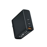 PD 充電器 140W GaN 充電器USB‐C acアダプター 140W急速充電 Type-C急速充電器［新型GaN+ 窒化ガリウム採用/PSE技術基準適合］充電器 3ポート 折畳み式プラグ iphone シリーズMacBook やAndroidシリーズ ノートパソコンなどのUSB-C 機器対応 (黒いろ)