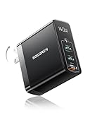 Rocoren 140W PD 3.1 USB C 充電器 3ポート(USB-C*2とUSB-A*1)【新生代PD3.1+GaNII Ultra技術採用 PD 3.1/QC5.0/PPS対応 折り畳み式プラグPSE認証済】Macbook Pro 充電器単ポート140W出力/100WノートPC二台急速充電可能 iPad/iPhone/Galaxy/Android携帯/Switch等デバイス対応