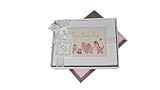 White Cotton Cards Nana's Boasting Book Photo Album Toys Range (Pink Gingham) by WHITE COTTON CARDS