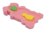 Bathtub Sponge Mat Bath Support For Infant & Baby Over 6 kg up to 65 cm Tall (Pink) by Baby Comfort