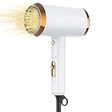 ドライヤー ヘアドライヤー 大風量 マイナスイオンケア 1300W 冷熱温風 低騒音 速乾 恒温 ノズル付き 家庭用&ヘアサロン専用 軽量