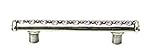 Carpe Diem Hardware 870-9VL Cache Multi Crystal 3-Inch O.C. Pull Made with Swarovski Element, Chalic