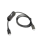 Type C オス-オス USB3.1 延長ケーブル C Type C USB 3.1 延長ケーブル PD100W スイッチ付き 充電ケーブル Type C to Type C ケーブル 高速充電ケーブルアダプター