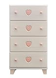 大川家具 nakakei チェスト スノーハート 45cm幅4段