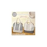 パール金属 Uroki ランドリーバッグ トートS グレー・ナチュラル・N-8198