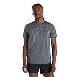 [ニューバランス] Flying NB パフォーマンスショートスリーブTシャツ (MT51070)