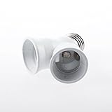 Hommy ライトソケット B22-2E27 LEDライトランプ電球アダプターコンバーター　スプリットスプリッタベースソケット