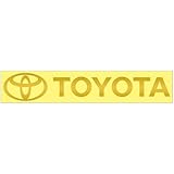 Amazon  TOYOTA トヨタ ステッカー U-256 トヨタ Lサイズ 抜き文字 