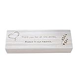 ひげケース 遺毛 形見入れ 桐製 オリジナル メッセージ デザイン 犬 猫 メモリアル ペット供養 (ハート)