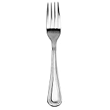 High Quality 58468 Stainless Steel Bead Pattern Dinner Fork, 7.7-Inch, Set of 12