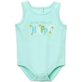 ジンボリー GYMBOREE/ グランパボディスーツ ティール ロンパース半袖 0～3ヶ月【並行輸入】