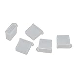 DealMuxの5pcsクリアダストプラスチックカバーのためのデジタル製品のUSBオスコネクタA2