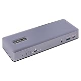 StarTech.com ドッキングステーション USB-C 3画面 4K60Hz 30Hz HDMI+DP 60W PD 6xUSBハブ LAN DK31C3MNCR