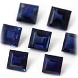 スクエア３７mm前後brブルーサファイアのリーズナブルルースストーン 