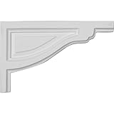 Ekena Millwork SB08X05TR-R 8-Inch W by 5-Inch H by 1/2-Inch D Small Traditional Stair Bracket, Right