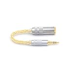 Linsoul 4.4mm「5極」-2.5mm「4極」互いに変換ケーブル及び3.5mm「オス」‐4.4mmバランス「メス」 オーディオバランス接続ケーブル (3.5ｍｍオス‐4.4mmメス)