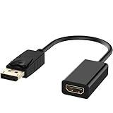 DisplayPort to HDMI 変換アダプタ WETON DP/ディスプレイポートオス to HDMI メス 変換ケーブル 金メッキコネクタ搭載