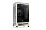 Thermaltake（サーマルテイク）Tower 200 Mini-ITX コンピューターケース 2x140mm搭載CT140ファン 最大長380mmのGPUをサポート CA-1X9-00SEWN-00 抹茶グリーン
