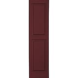 Vantage 3114055989 14X55 Raised Panel Shutter/Pair 989, Cranberry [並行輸入品]