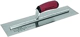 MARSHALLTOWN The Premier Line MXS60D 16-Inch by 3-Inch Finishing Trowel with Curved DuraSoft Handle 