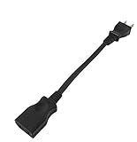 新東電器 補助コード 1.25mm VFF 20cm黒