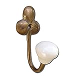 クローバーモチーフのお洒落なタイフック。ブラスタイフック C 91350032