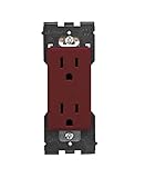 Leviton Renu Tamper-Resistant Outlet RER15-DG, 15A-125VAC, in Deep Garnet [並行輸入品]