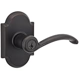 Kwikset 740AUL 11P SMT 6AL RCS Austin Series Keyed Entry Door Lever Set Featuring SmartKey Tec, Vene