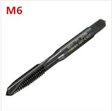 Sndy M3/M4/M5/M6/M8 HSS 窒化スクリュータップメトリックスパイラルハンドスレッドスクリュータップ - M6