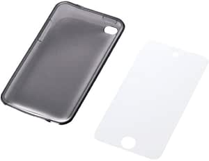 Amazon Co Jp Elecom 2010年発売 Ipod Touch ソフトケース 液晶保護フィルム ブラック Ava T10ucbk 家電 カメラ