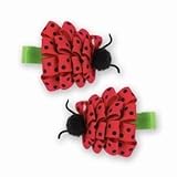 Lucky Red Ladybug Hair Bow Clips by Bearington [並行輸入品]