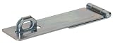 The Hillman Group The Hillman Group 851406 3" - Fixed Staple Safety Hasps - Zinc Plated 1-Pack [並行輸入