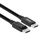 Club3D DisplayPort 1.4 HBR3 8K 60Hz Male/Male 1m 28AWG ディスプレイ VESA認証 ケーブル Cable (CAC-2067)
