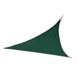 ShelterLogic 25725 16 ft. - 4 9 m Triangle Shade Sail - Evergreen 230 gsm