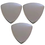 【オリジナル商品】【3枚セット】APK-STL01 ステンレス ギター ピック 鏡面仕上げ おにぎり型 0.8mm